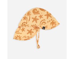 TROPICAL VIBES APRICOT – Zonnehoedje baby met UV50+ bescherming