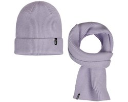 TUMBLE 'N DRY Beanie + Scarf Mutsen Meisjes - Paars - Maat 92/116