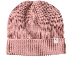 Your wishes winter muts meisjes - roze - gebreid