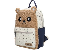 Zebra Trends Buddies Rugzak - Rugtas - Kinderen - Kids - School - Dieren - Beige.