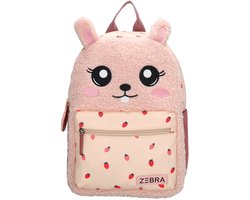Zebra Trends Buddies Rugzak - Rugtas - Kinderen - Kids - School - Dieren - Roze.