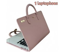 1 Laptoptas - Handtas - 15,6/16 inch - Roze