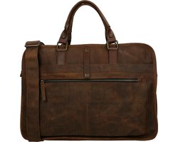 Barbarossa Heren Laptoptas 17 inch Ruvido 826-132 Bruin