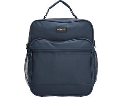 Beagles Originals Arturo Reportertas Reistas Transavia, Wizz Air Reistas 34x30x20 - Maximale Inhoud - Met Smart-Sleeve voor op een Koffer - Handbagage Tas 40 x 20 x 30 cm - Altijd Gratis Mee Aan Boord van het Vliegtuig - TUI Gegarandeerde - Blauw