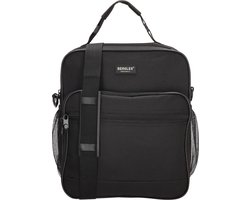 Beagles Originals Arturo Reportertas Reistas Transavia, Wizz Air Reistas 34x30x20 - Maximale Inhoud - Met Smart-Sleeve voor op een Koffer - Handbagage Tas 40 x 20 x 30 cm - Altijd Gratis Mee Aan Boord van het Vliegtuig - Zwart