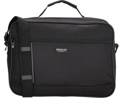 Beagles Originals Arturo Reportertas Reistas Transavia, Wizz Air Reistas 40x30x17 - Maximale Inhoud - Met Smart-Sleeve voor op een Koffer - Handbagage Tas 40 x 20 x 30 cm - Altijd Gratis Mee Aan Boord van het Vliegtuig - Zwart