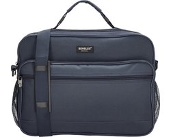 Beagles Originals Arturo Transavia & Wizz Air Reistas 40x30x20 - Maximale Inhoud - Handbagage Tas 40 x 30 x 20 cm - Altijd Gratis Mee Aan Boord van het Vliegtuig - TUI Gegarandeerde Handbagage - Black - Blauw.