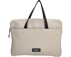 Beagles Originals Laptoptas Handtas 13,3 inch Waterdicht & Weersbestendig - Lichttaupe.