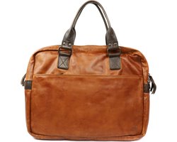 Bear Design Leandro Leren Laptoptas - 15 inch - Cognac / Bruin