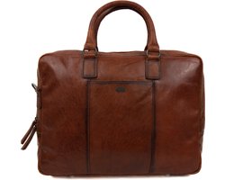 Bear Design Milan Leren Laptoptas - 15,6 inch - Cognac