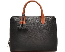 Berba Dames Leren Laptoptas 14 inch Chamonix 125-680 Zwart