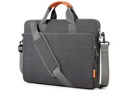 Boraboi® Uitbreidbare waterdichte laptoptas voor laptops tot 13,6 inch met extra vakken
