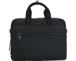 BOSS Business tas Laptoptas met laptopvak Highway N Document Case Black Zwart