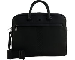 BOSS business tas schoudertas met laptopvak Ray MS Document Case Black zwart
