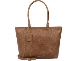Burkely Cool Colbie Wide Tote 15,6" - Laptoptas - Volwassenen - Cognac