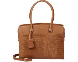 Burkely Cool Colbie Workbag 15.6'' - Laptoptas - Volwassenen - Cognac
