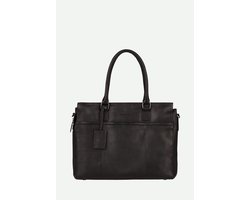 Burkely Fundamentals Antique Avery Laptopbag 1-Zip 15.6'' - Laptoptas - Volwassenen - Zwart