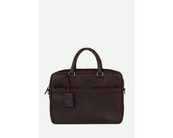 Burkely Fundamentals Antique Avery Laptopbag Uni 15.6" - Laptoptas - Volwassenen - Bruin