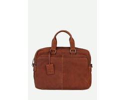 Burkely Fundamentals Antique Avery Workbag 15.6" - Laptoptas - Volwassenen - Cognac