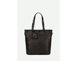 Burkely Fundamentals Vintage Jade Workbag 14'' - Laptoptas - Volwassenen - Zwart