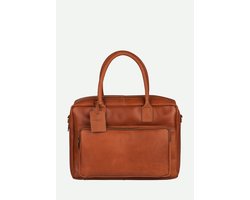 Burkely Fundamentals Vintage Mitch Worker - Laptoptas - Volwassenen - Cognac