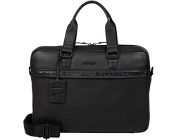 BURKELY Minimal Mason Unisex Laptopbag - 15,6 inch laptopvak - Zwart