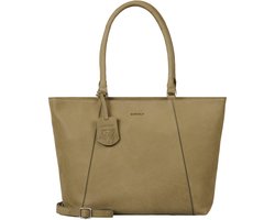 Burkely Special Sara Wide Tote 15.6" - Laptoptas - Volwassenen - Groen