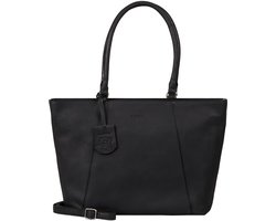 Burkely Special Sara Wide Tote 15.6" - Laptoptas - Volwassenen - Zwart