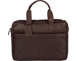 BURKELY Vintage Jesse Laptoptas 15.6 inch - Heren - Bruin