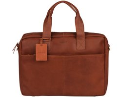 BURKELY Vintage River - Laptoptas 15.6 inch - Cognac