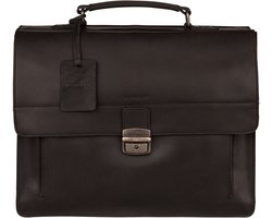 BURKELY Vintage Scott Briefcase 2-Comp - Aktetas - Zwart
