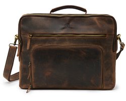 Bushfield Collections Leren Laptop- & Werktas – Duurzaam en Praktisch