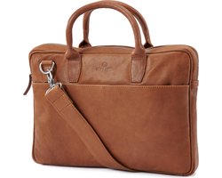 Cambodia Dunne 13 " Executive Tankleurige Lederen Tas