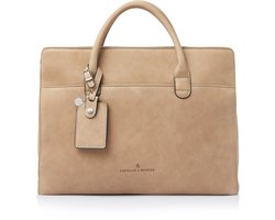 Castelijn & Beerens - Carisma Laptoptas 15,6 RFID | beige -