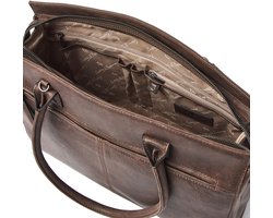 Castelijn & Beerens - Carisma Laptoptas 15,6 + tablet RFID | mocca -