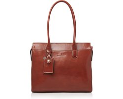 Castelijn & Beerens - Gaucho Ellen Schoudertas 15,6" RFID | Cognac