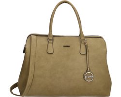 Charm London Bromley Laptoptas 15,6 inch (38 cm) - Olijfgroen