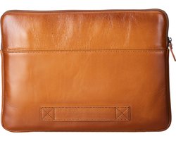 Charmant Style - Laptoptas-Laptophoesje-Tablettas-Laptoptas 15 inch- Laptoptas 16 inch leer- Geschikt voor Tablet/PC Notebook/Macbook -Burned Cognac-