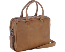 Chesterfield Stef Business Laptop Bag 15.6" Cognac