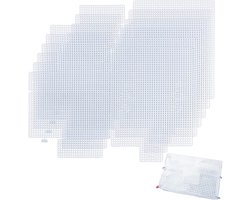 CHGCRAFT 6 Sets Mesh Plastic Canvas Sheets Set Crossbody Bag Purse Making Kit Hook Square Bag Accessories Embroidery - ShopVlot