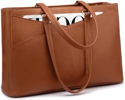 Dames Laptoptas, Handtas en Werktas - Grote Waterdichte Schoudertas voor School en Zakelijk Gebruik