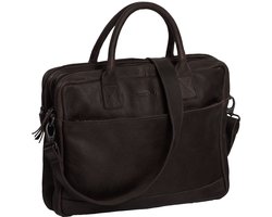 Daniel Ray Greensboro Leren Laptoptas 15 inch - Bruin