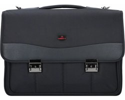 Davidt's laptoptas zwart 261-033 - Aktetas voor Heren - Zakelijke tas voor 17 inch