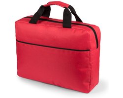 Documententas - rood - aktetas - 1 hoofdvak - 38 x 30 x 9 cm - polyester