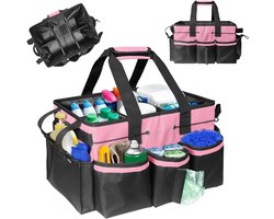 Draagbare Schoonmaak Caddy Tas met Handvat en Schouderbanden, Ideaal voor Organisatie en Huishoudelijk Gebruik