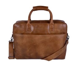 DSTRCT Fletcher Street Laptoptas - 17 inch - Cognac