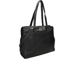 DSTRCT Laptoptas / Werktas - - 15 inch - Leer - Preston Park - Zwart