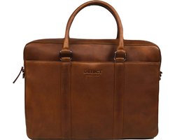 DSTRCT Premium Collection Laptopbag 15,6 cognac