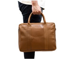 DSTRCT State Street Workingbag 15.6 cognac