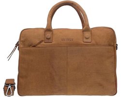 DSTRCT Wall Street Laptoptas - 17 inch - Cognac